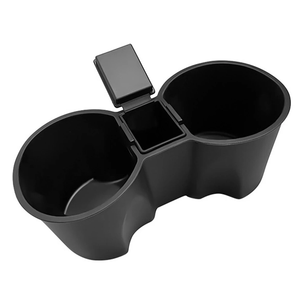 

Car Cup Holder Limiter Water Slot Slip Limit Clip Ashtray For Tesla Model 3 / Y 2021 Silicone Cups Holder for Car Accessories
