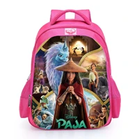 raya and the last dragon children backpack kids cartoon student school bags stationery box laptop mochila children gifts