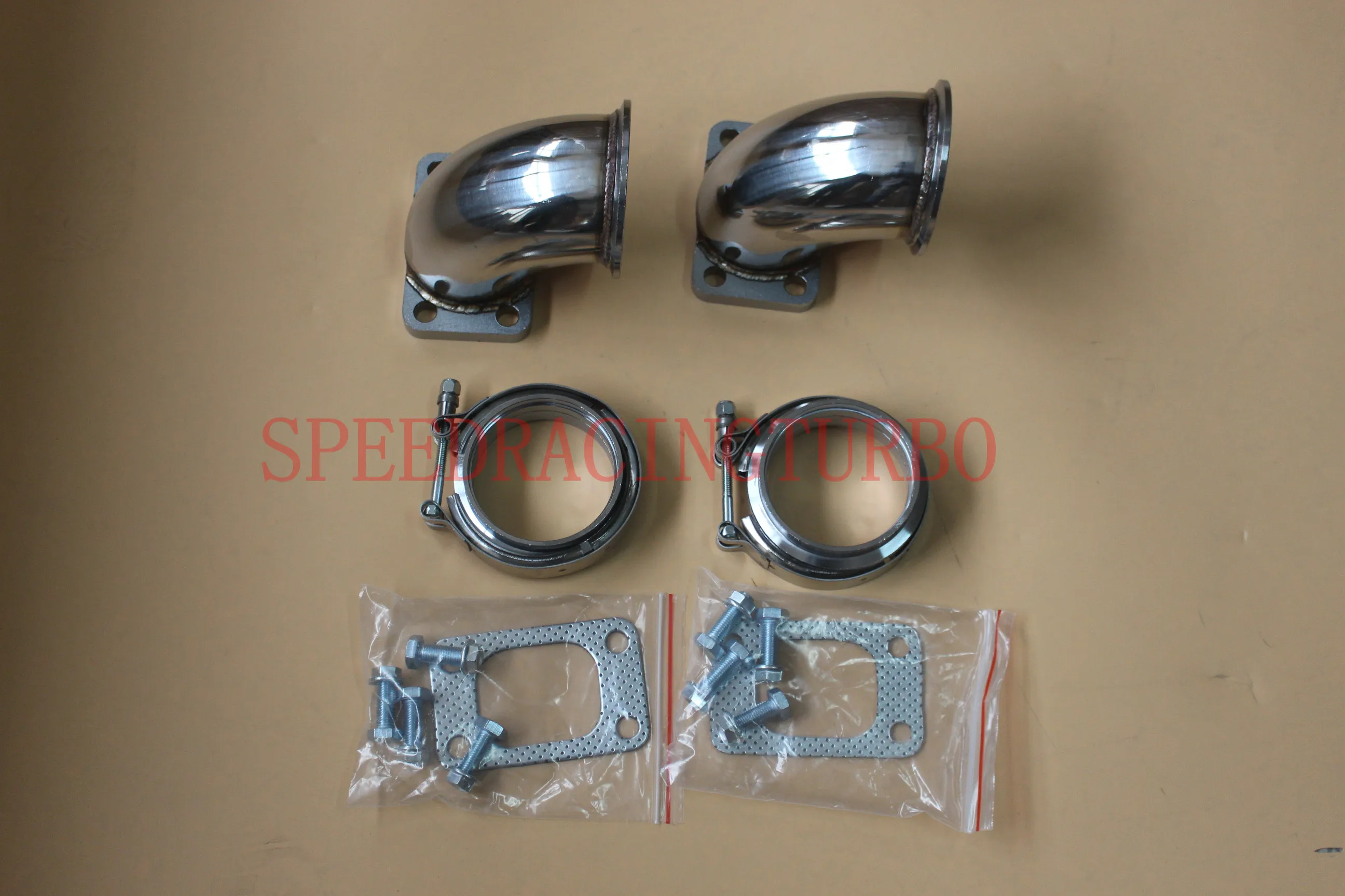 Выхлопная головка для блока CHEVY V8 LS1/LS2/LS3/LS4/LS6/LSX + 2 шт. 3 дюйма на T3 адаптер одна пара
