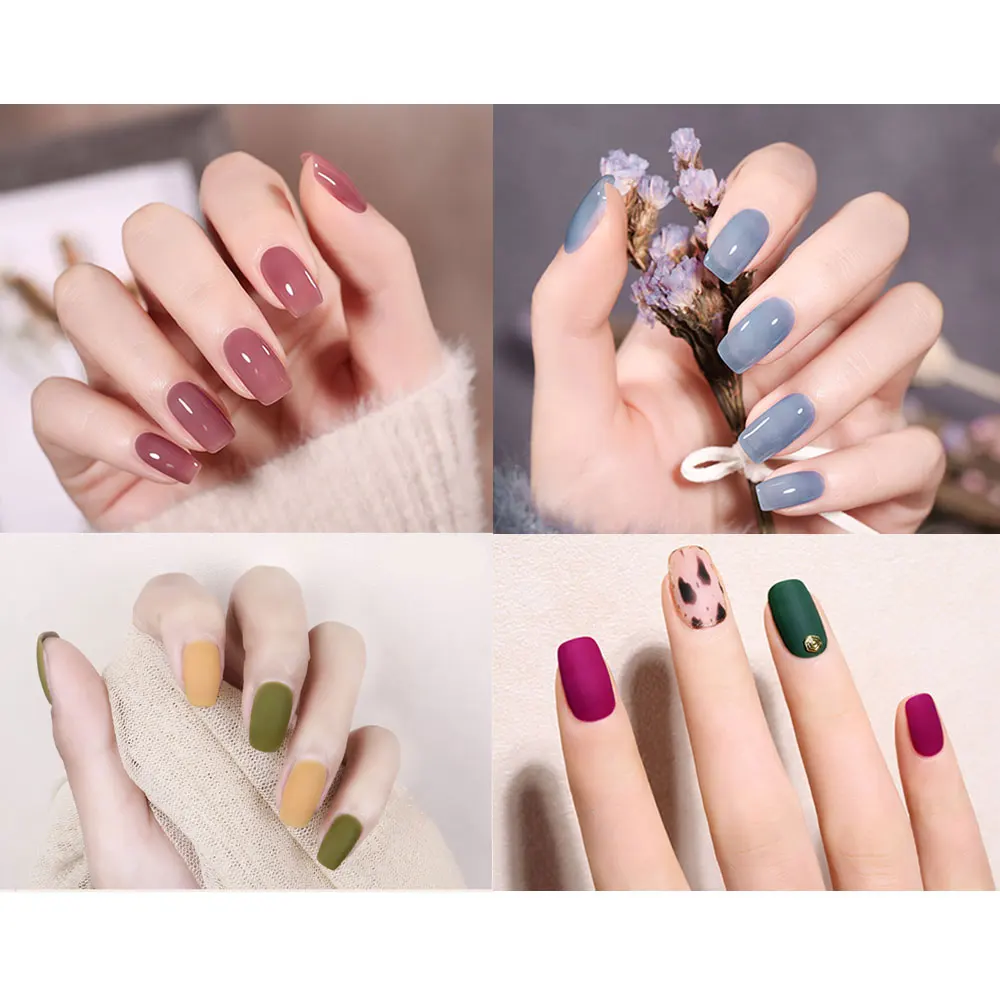 8ML Top Gel Nail Polish Semi Permanent Matte Coat Rein Force Rubber For Varnishes Manicure Art Lisaɼute | Красота и здоровье