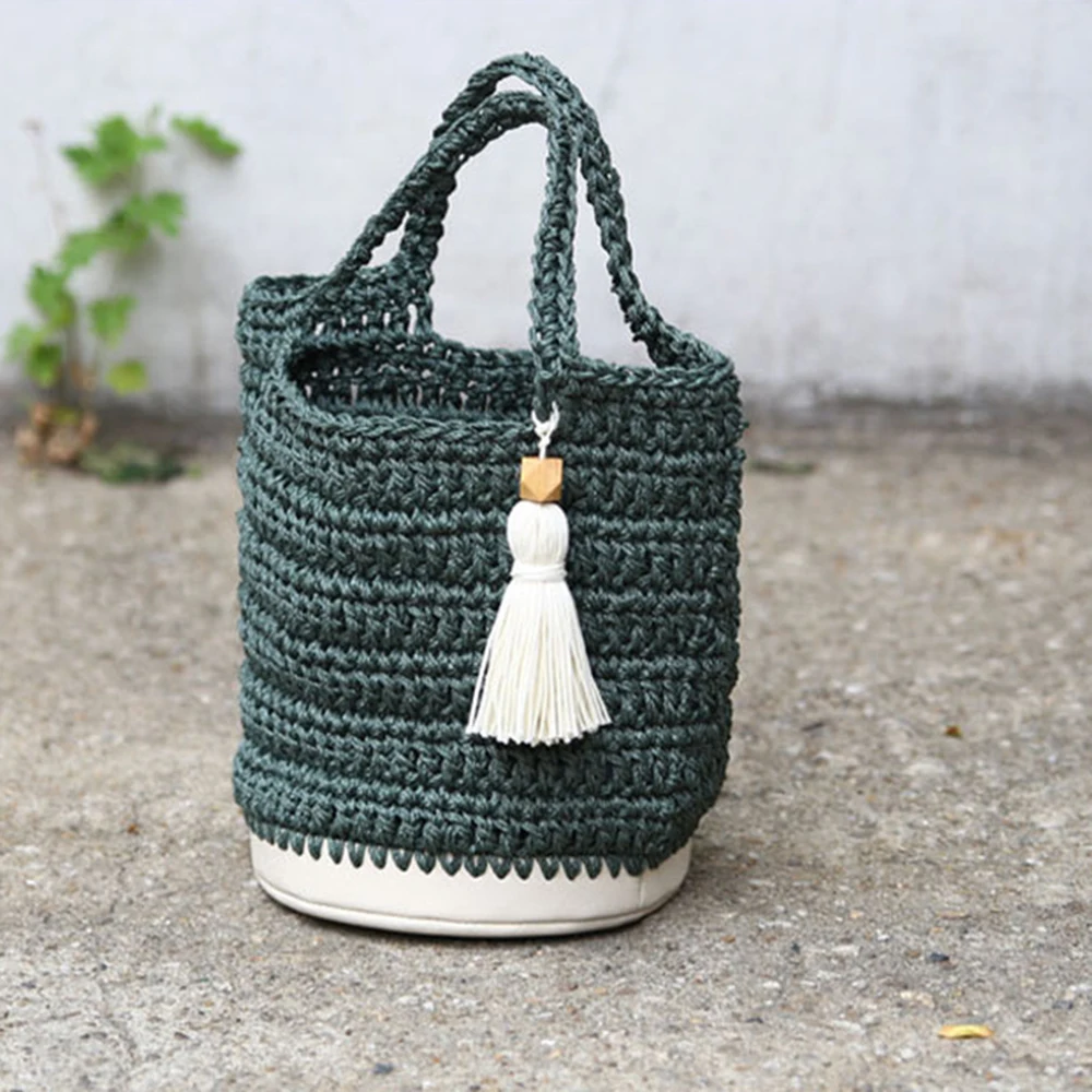 

Leather Bag Base Shaper Bottom Knitting Crochet Bags Handbag Parts Accessories Women Bag Bottom Handmade Round Craft Crochet Pad