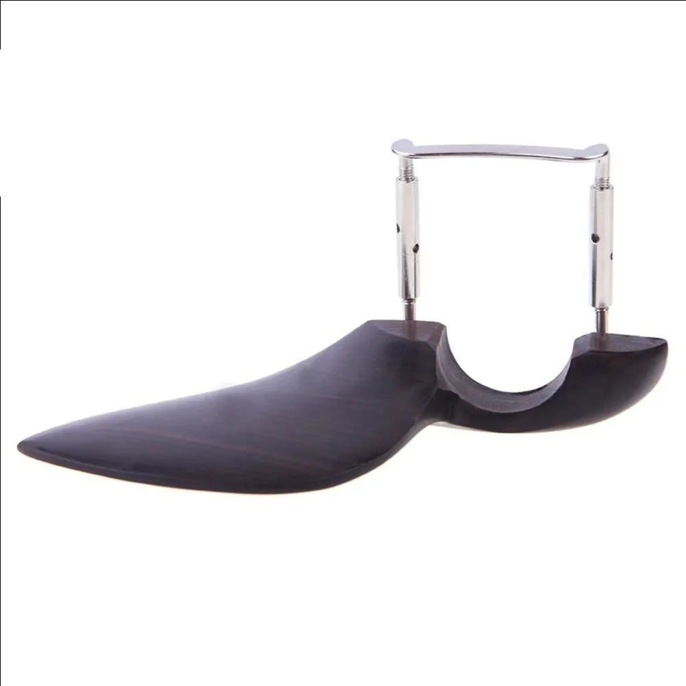 Ebony Violin Parts Violin Chin Rest Chinrest With Screw For 3/4 4/4 Violins High Quality Ebony For Lasting Use