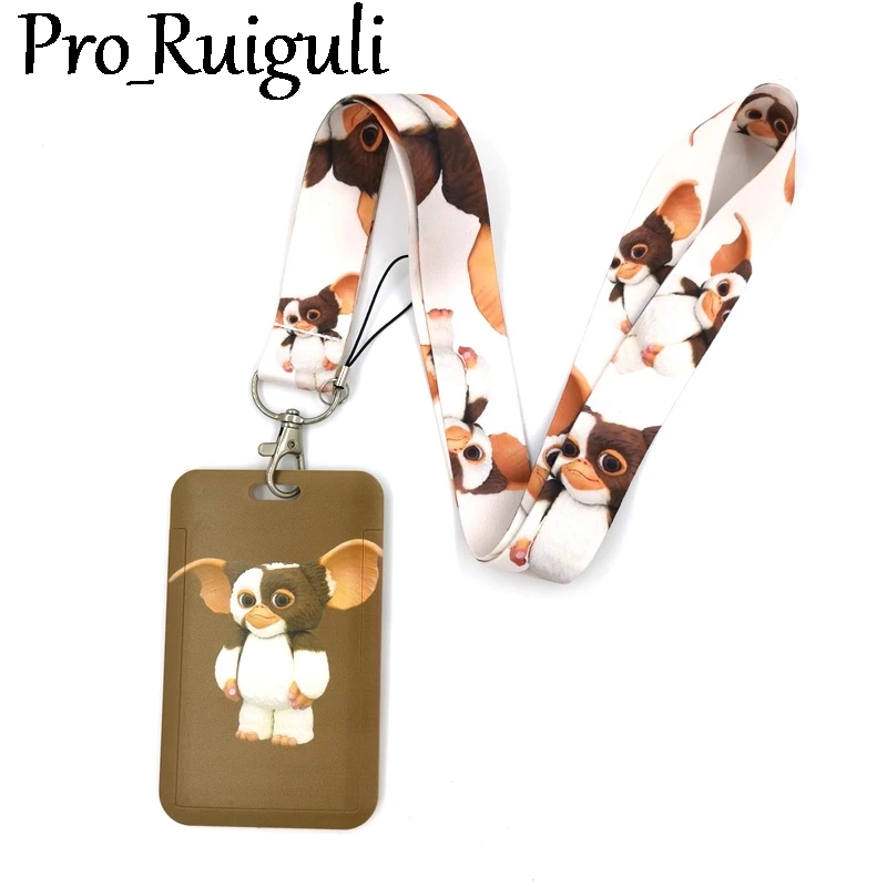 

Gremlins Gizmo шнурки для кредитных карт ID держатель сумка студента Для женщин Дорожная сумка для карт из искусственной кожи значок автомобиля ук...