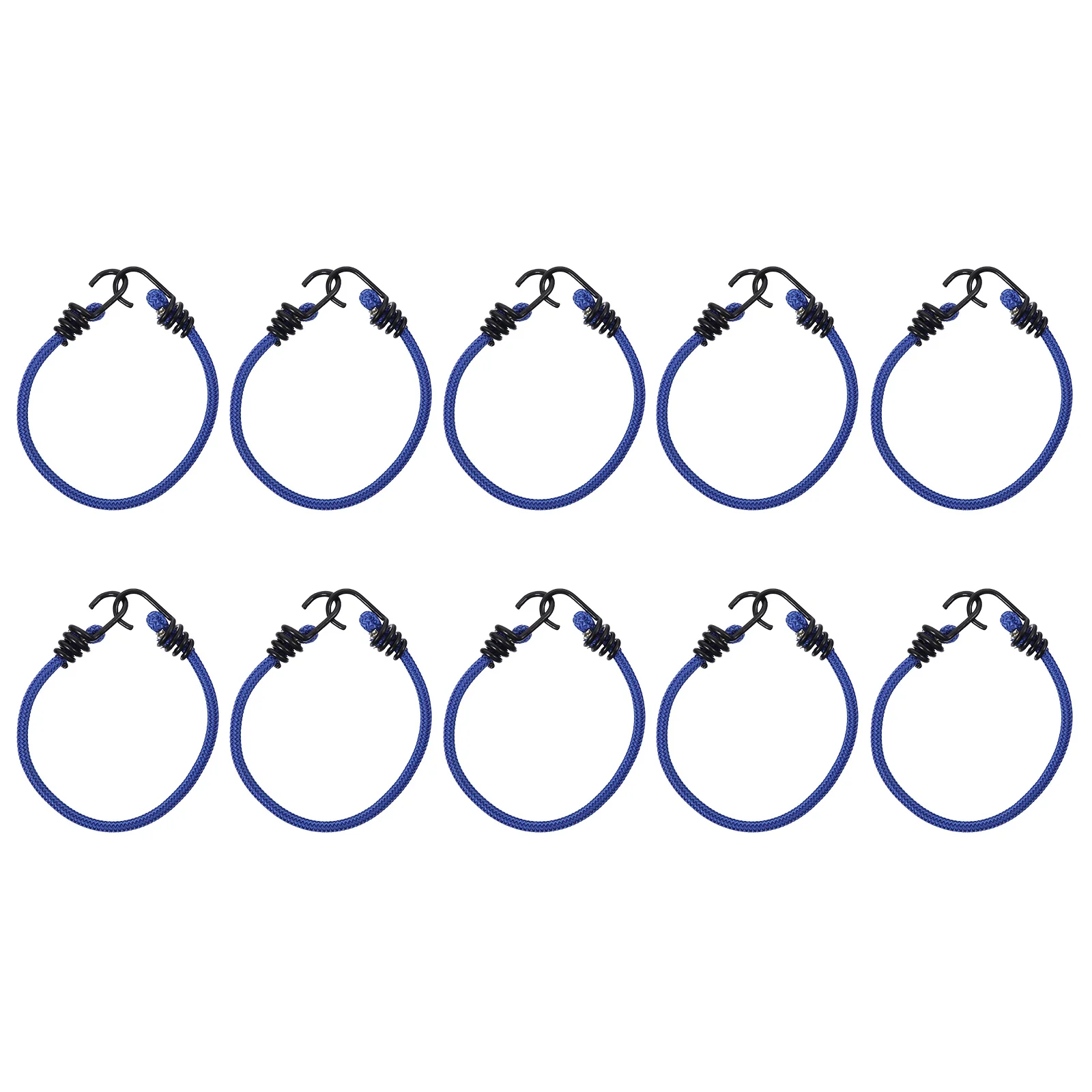 

10Pcs Elastic Luggage Rope Bike Cycling Hooks Bandage Straps for Car Motorcycle