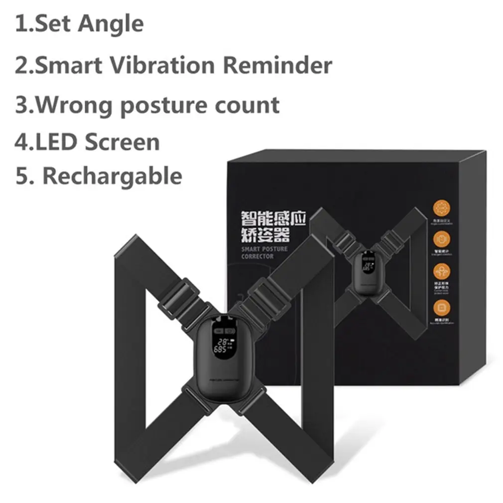 Adjustable Smart Posture Corrector For Adults Children Hunchback Clavicle Support Trainer Upper Back Brace Shoulder Strap | Дом и сад