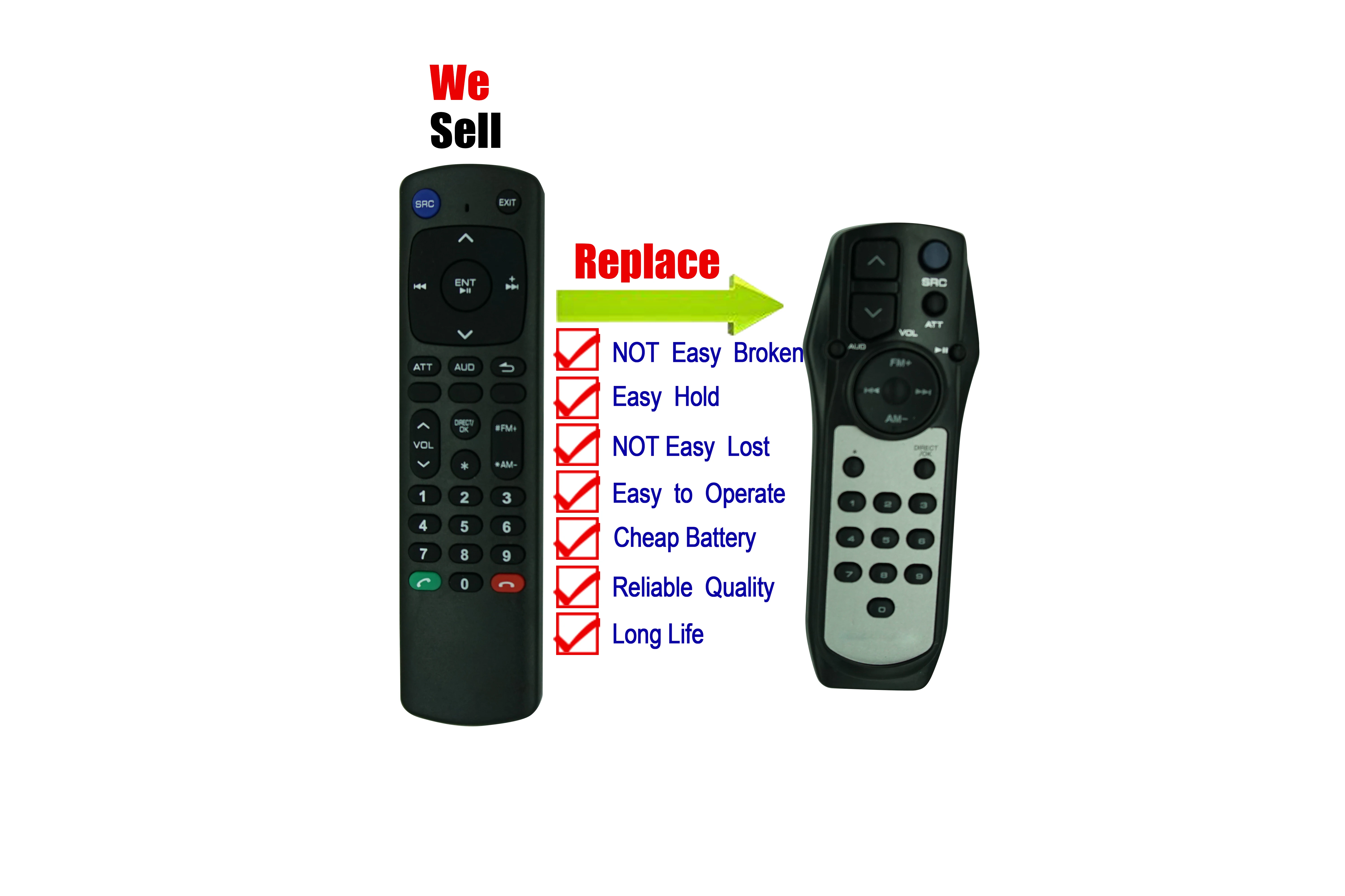 Пульт дистанционного управления для Kenwood RC 507 KDC 1028 DPX 313 W7531 128 W3537G DPX502U DPX501|Пульты