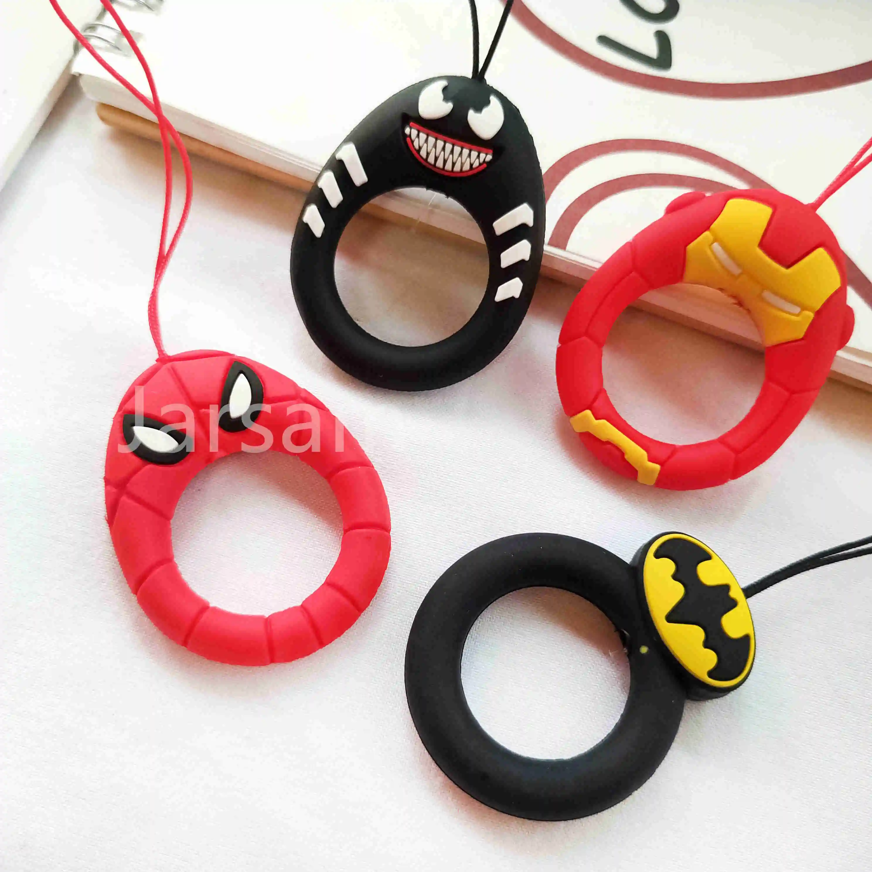 Оптовая продажа мобильный телефон милый мультфильм милое кольцо на палец