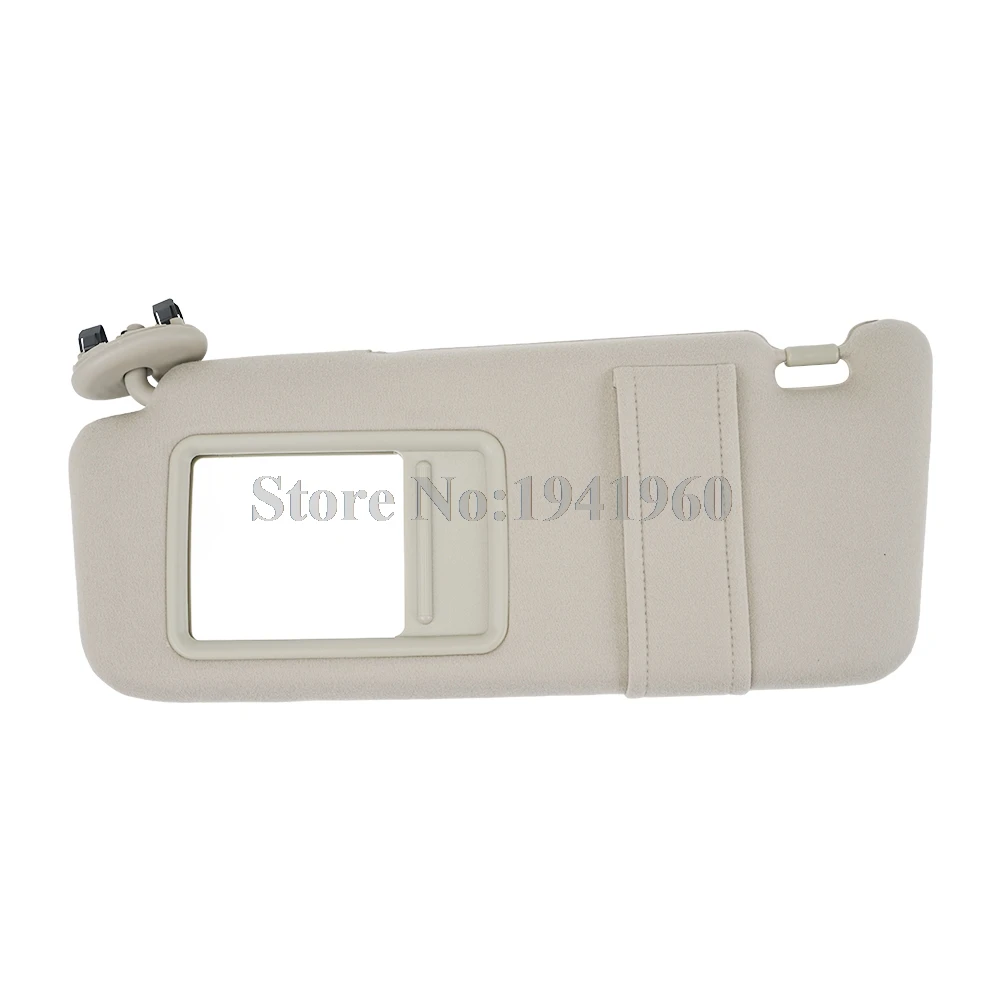 Автомобильный солнцезащитный козырек очки левая сторона светло-бежевого цвета