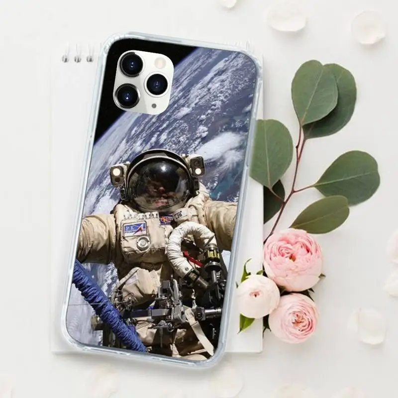 

American Astronaut Report space Phone Case for iPhone 11 12 pro XS MAX 8 7 6 6S Plus X 5S SE 2020 XR funda coque