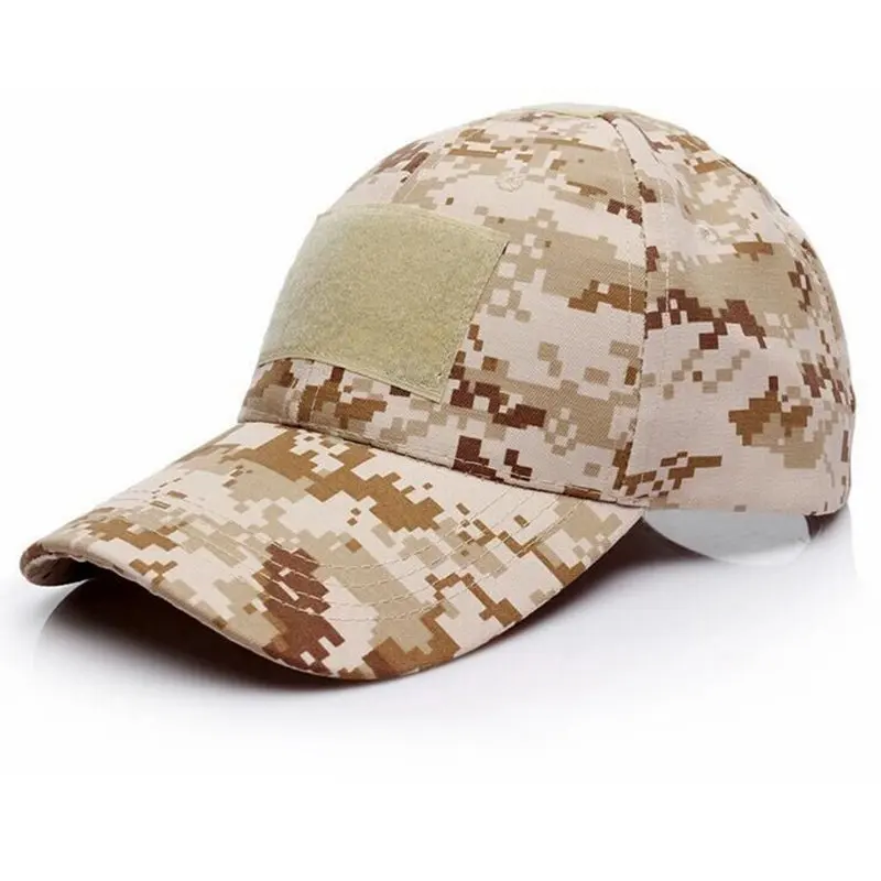 

Outdoor Camouflage Caps Fishing Men Tactical Military Hunting Army Quick Dry Breathable Moisture Wicking Hiking Snapback Hats