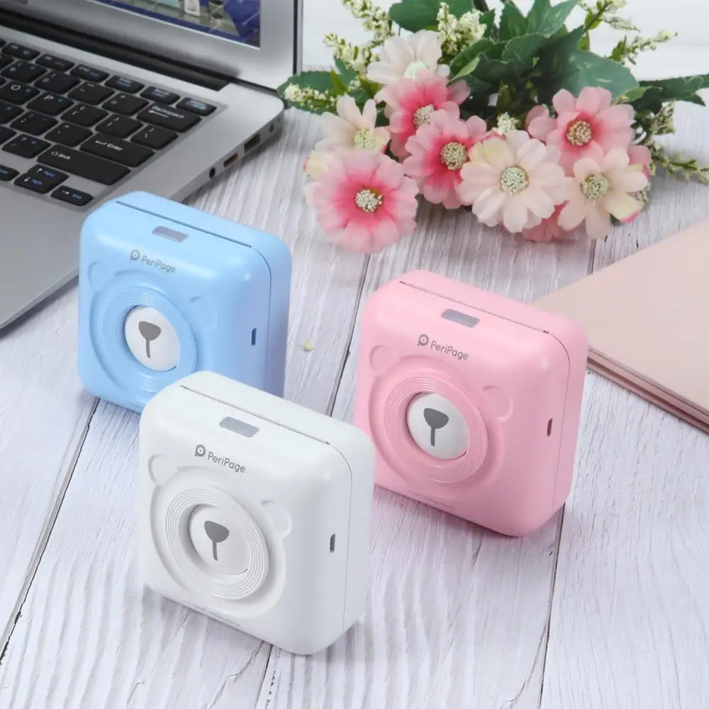 

PeriPage Bluetooth фотопринтер, Мини карманный Термопринтер для наклеек, принтер для чеков, USB
