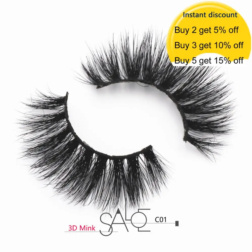 20 мм норковые ресницы ручной работы натуральные толстые длинные для макияжа