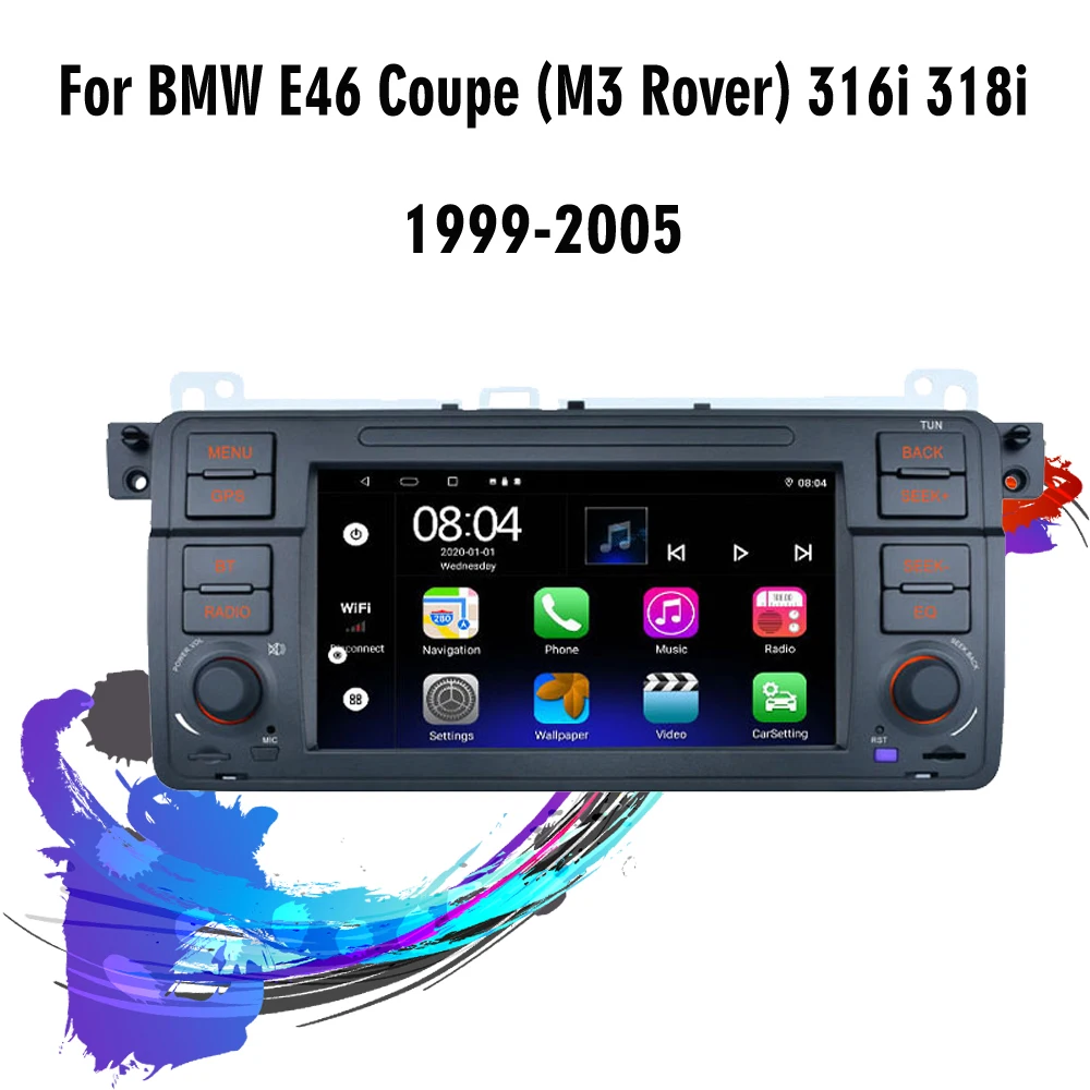 

Eastereggs For BMW E46 M3 Rover 318/320/325/330/335 2 DIN 7 INCH Android Car Radio Multimedia Video Player Navigation GPS WIFI