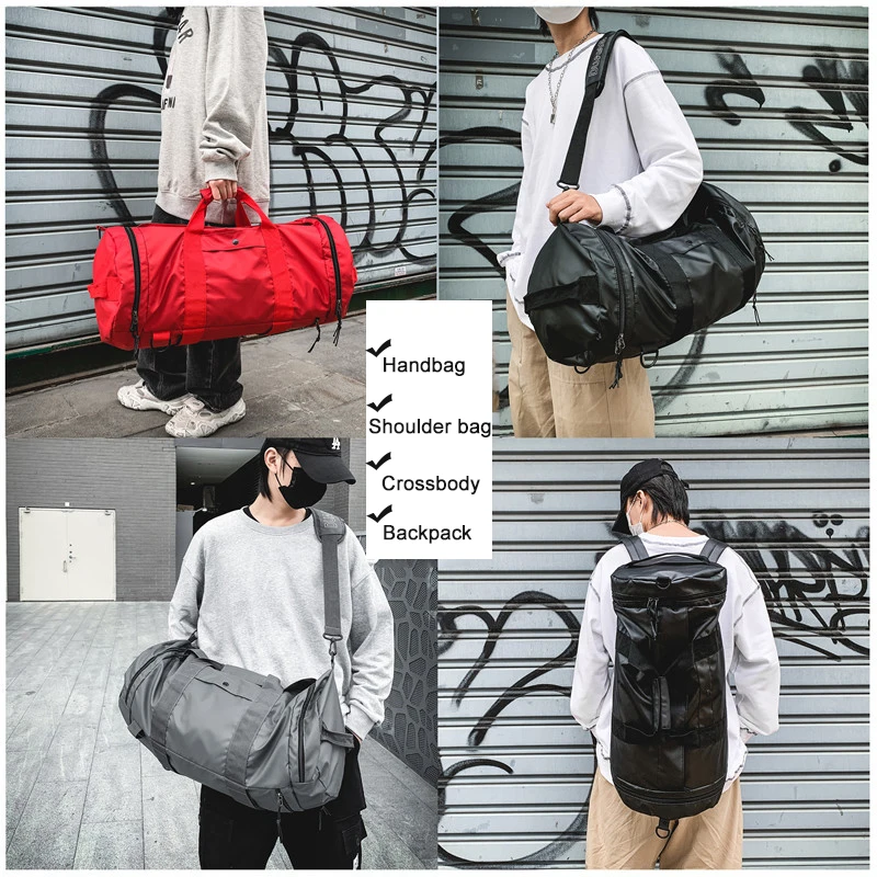 Big Gym Yoga Sports Bags For Women Waterproof Fitness Soccer Backpack Foldable Travel Bag Training Laptop School Shoe Backpack