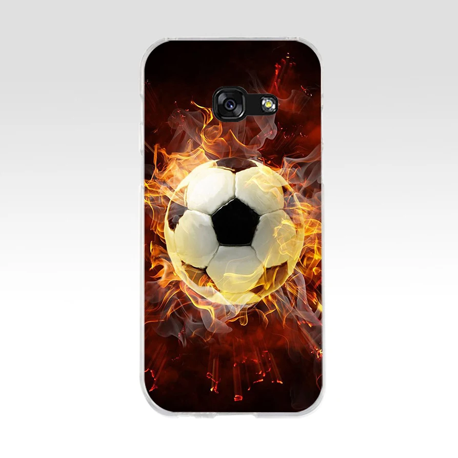 147 огненный футбол футбольный мяч мягкий силиконовый чехол из ТПУ для телефона