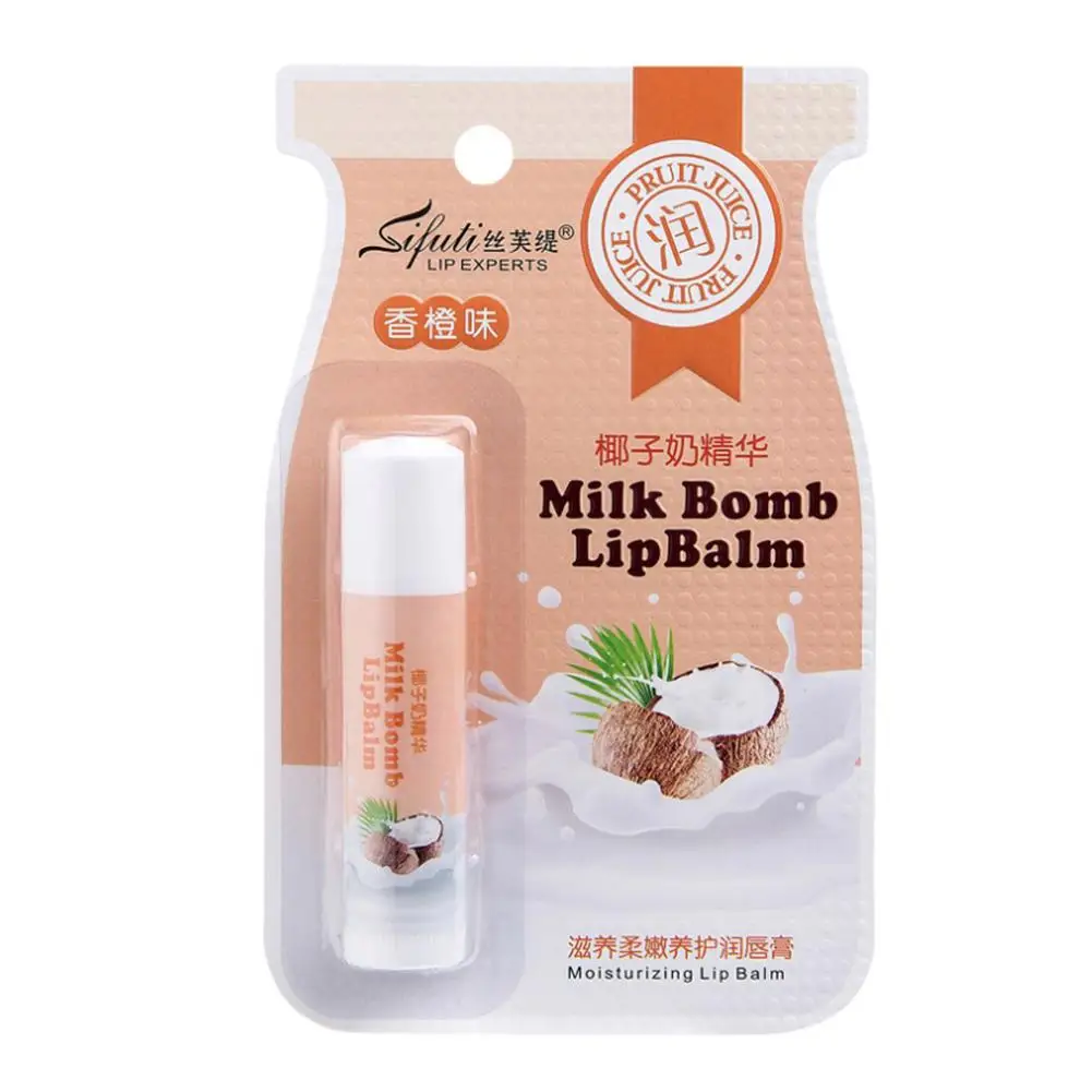 HobbyLane Moisture Lip Balm Coconut Milk Essence Gloss Moisturizing Hydrating Lines Natural Extract Makeup Lipstick |