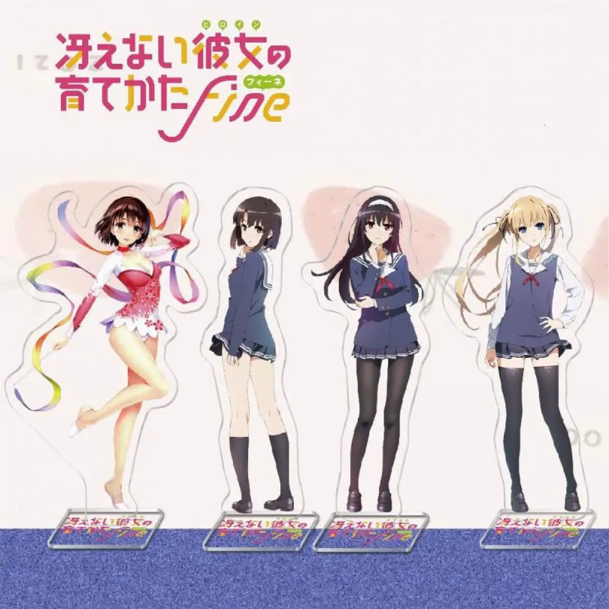 

Anime Humble Heroine Cultivation Method Figure Megumi Kato Eriri Spencer Sawamura Kasumigaoka Utaha 16Cm Acrylic Stand Model