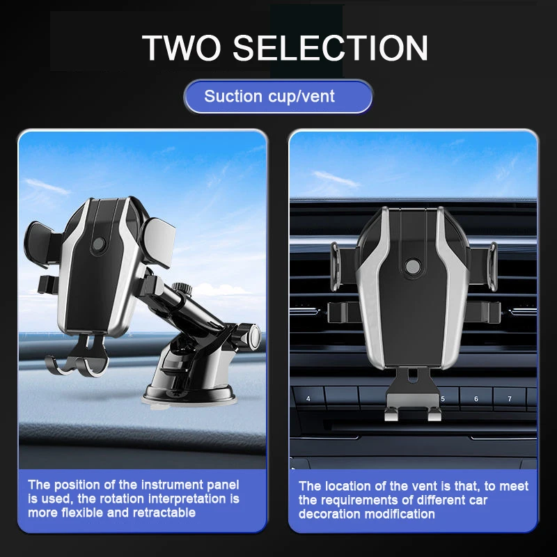 gravity car phone holder suction cup adjustable universal holder stand in car gps mount for iphone 12 pro max xiaomi poco free global shipping