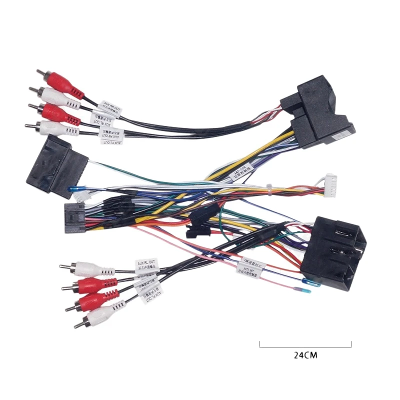 

Car 16PIN Audio Power Cord Cable Adapter with Canbus Box for - A3 A4 A6 TT 2004-2008