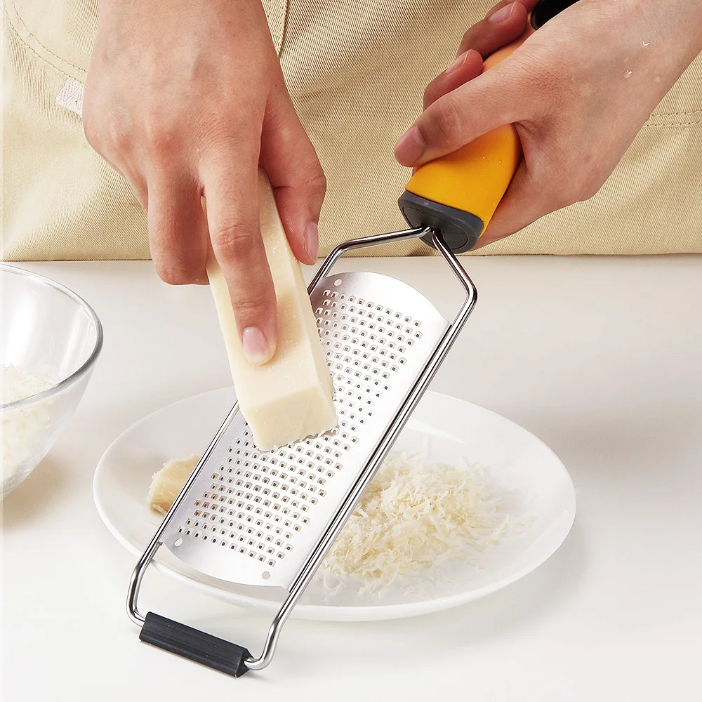 

304 Stainless Steel Multifunctional Wide Plate Cheese Grater Cheese Chocolate Scraping Lemon Peeling Vegetable Grater