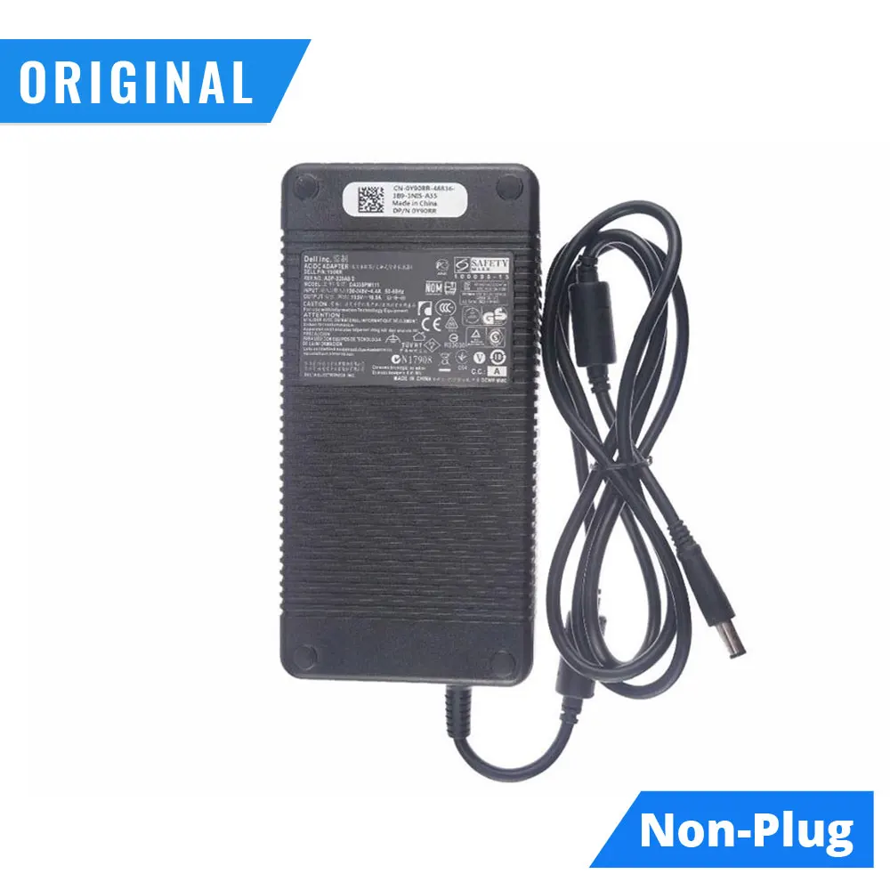 Original-NON Plug 330 W адаптер для ноутбука для Dell Alienware M18X R1 R2 R3 17 R1 R4 R5 X51 R2 R3 Y90RR 0Y90RR ADP-330AB D вилка европейского и американского 7,4*5,0 - Цвет: Original-NON Plug