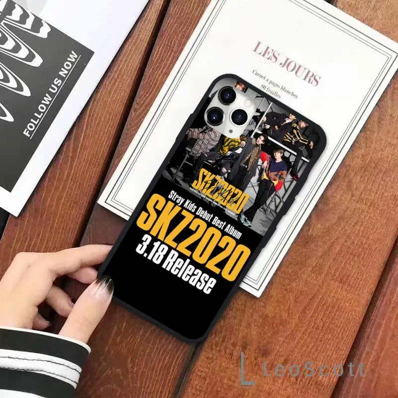 

singer Stray Kids SKZ2020 Phone Case for iPhone 11 12 pro XS MAX 8 7 6 6S Plus X 5S SE 2020 XR Soft silicone