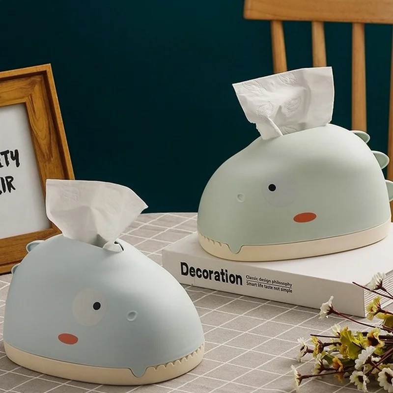 

Коробка для салфеток настольная с динозавром, держатель для бумаги, диспенсер для туалетной бумаги, органайзер для хранения салфеток, декор...