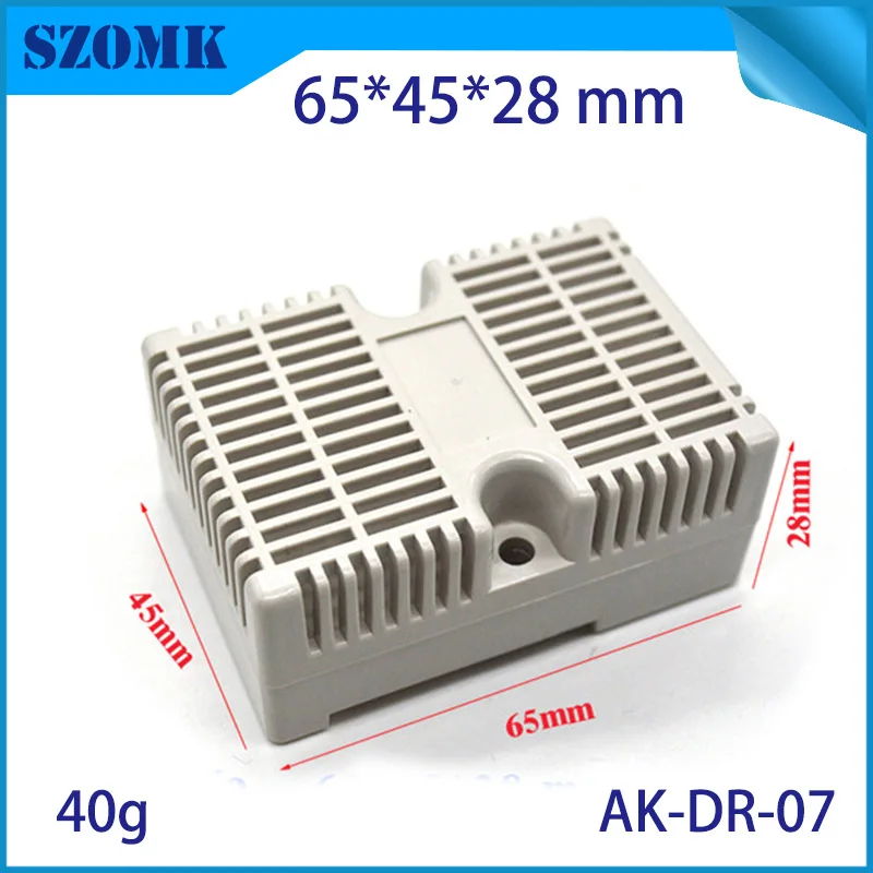 (2 шт.) пластиковый корпус на din рейку для электроники настенный электрического