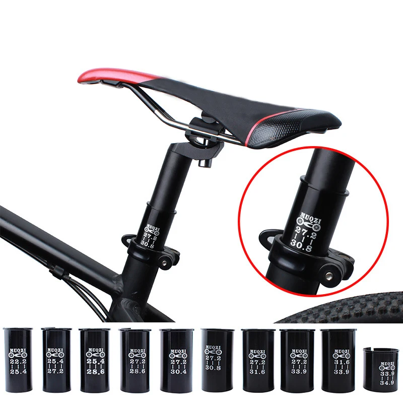 

MTB Bicycle Bike Seat Post Shim Tube Sleeve Reducer Seatpost Convert Adapter Aluminum Alloy CNC Cutting Bicycle Parts Accessory