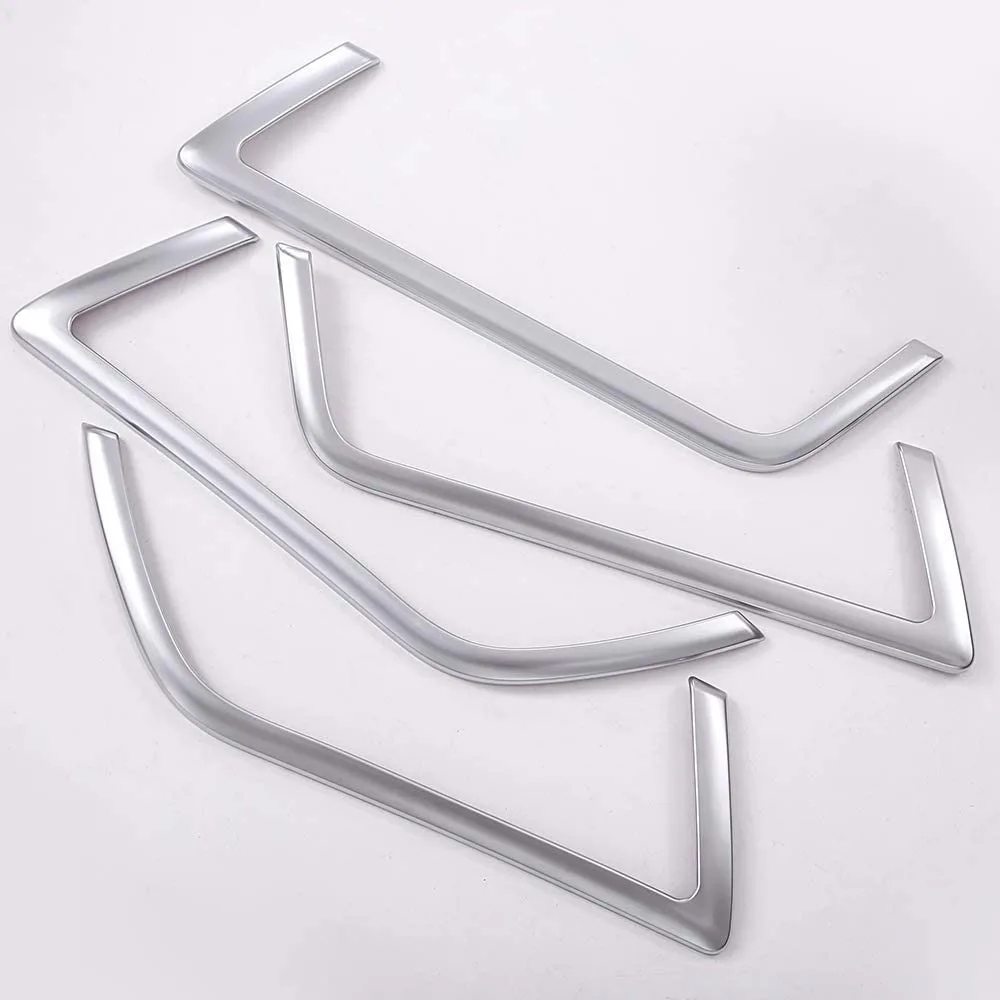 Car Interior Door Decoration Strips Trim For Land Rover Discovery 5 2017 ABS Matte Chrome Accessories Styling 4Pcs/set | Автомобили и