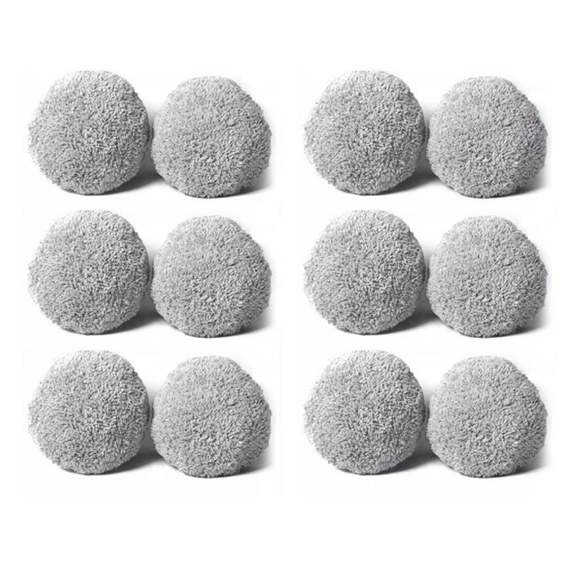 

HAEGER 12Pcs Mop Cloth For Hobot 168 188 Mop Pro Window Cleaning Weeper Sweeping Cloth Robot Vacuum Cleaner Spare Parts