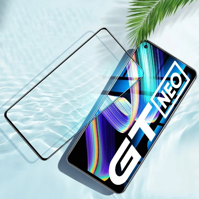 

9D Tempered Glass for Realme GT Neo 8 7 Pro Black Edge Clear Screen Protector for Realme 8Pro 7Pro Full Cover Protective Glass