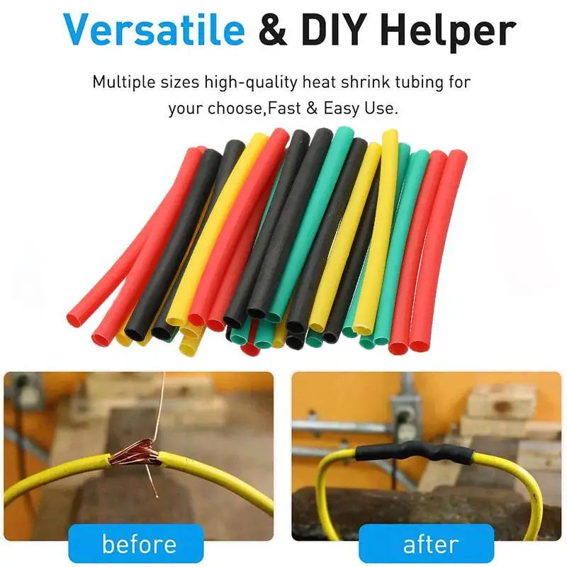 164 шт. полиэтиленовые термоусадочные трубки|Изоляционные материалы и элементы| |