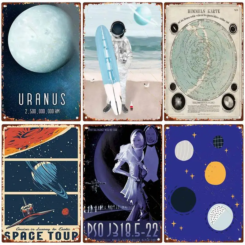 

Tin Sign Space Party for Bar Pub Kitchen Home