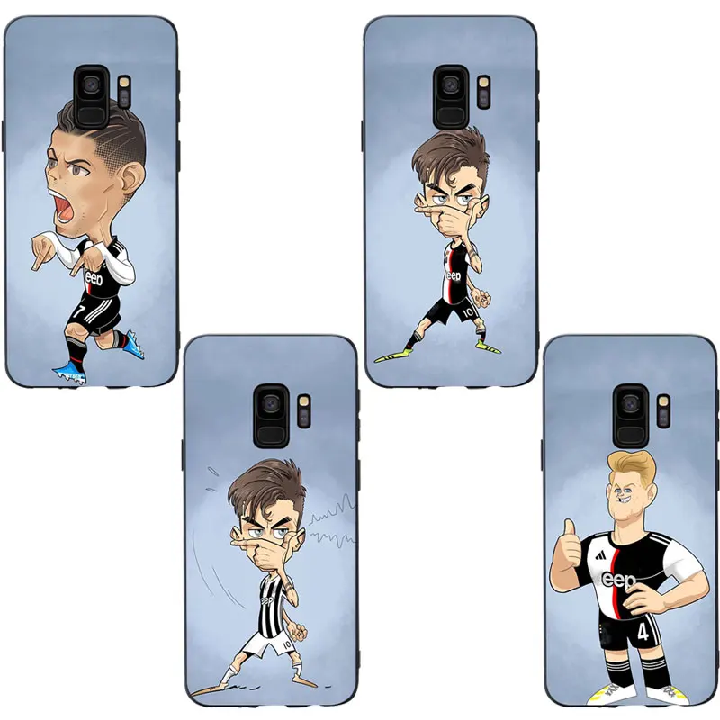 Футбольный силиконовый чехол для телефона Ronaldo Dybala Deligt Samsung Galaxy S6 S7 edge S8 plus S9 S10 e lite