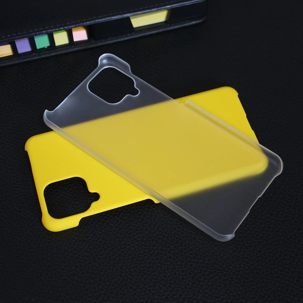 

For Samsung Galaxy A12 A52s A51 A52 A72 A80 5G Slim Matte Hard Plastic Case Candy Color Frosted Anti-fingerprint Cover