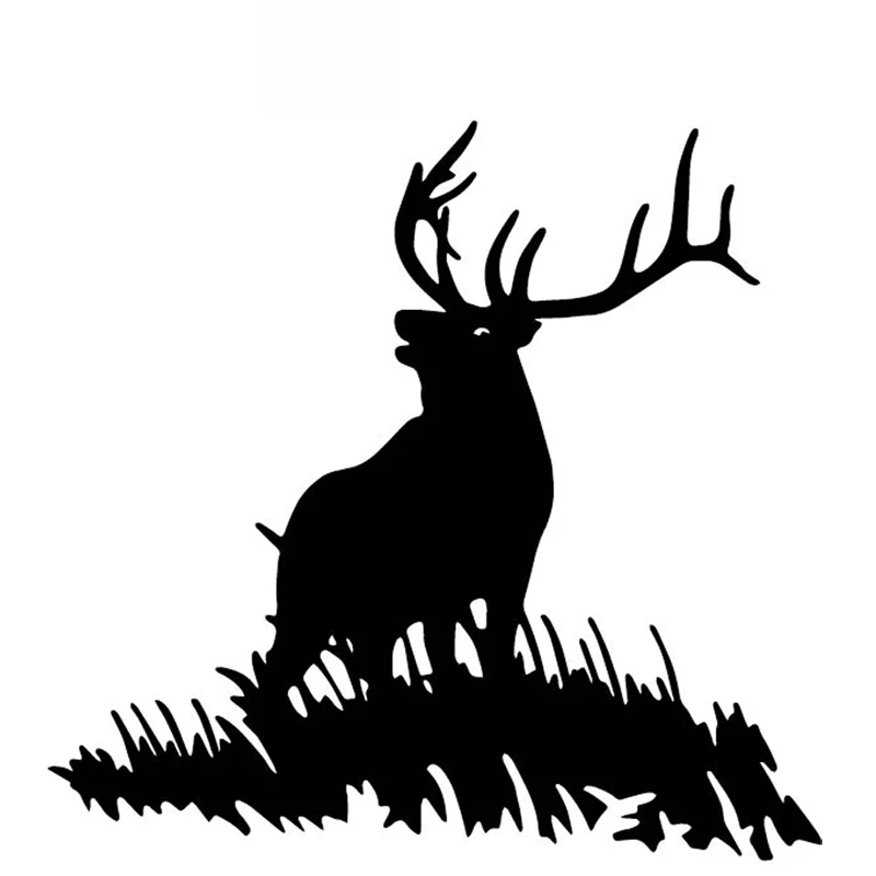 Наклейки с мультяшными животными оленями на траву высококачественные