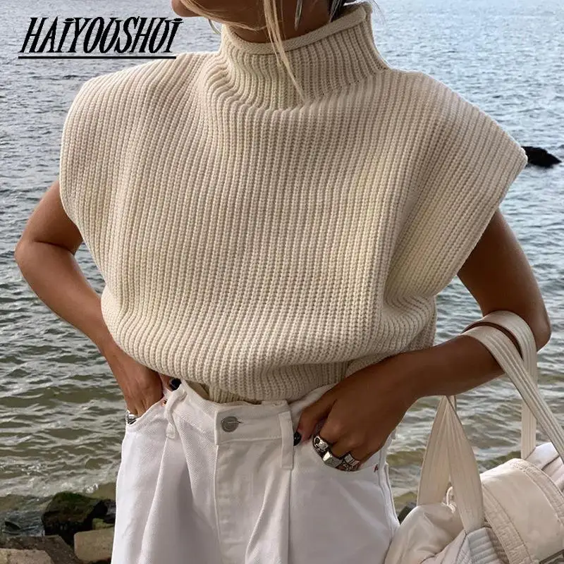 

Водолазка женская трикотажная с наплечниками, Осень-зима