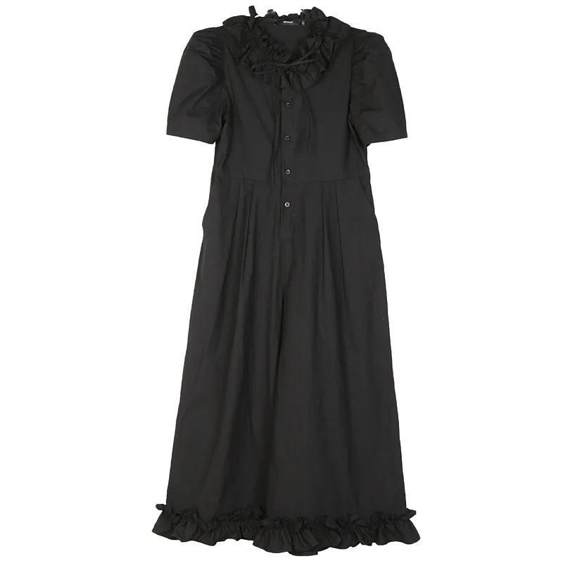 GETSPRING Для женщин комбинезон с оборками тряпичная кукла воротник хлопковый s