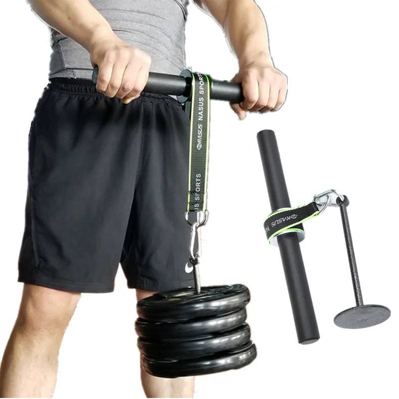 

Forearm Wrist Blaster Roller Trainer Arm Triceps Strength Trainer Power Weight Lifting Rope Gripper Strengthener Equipment