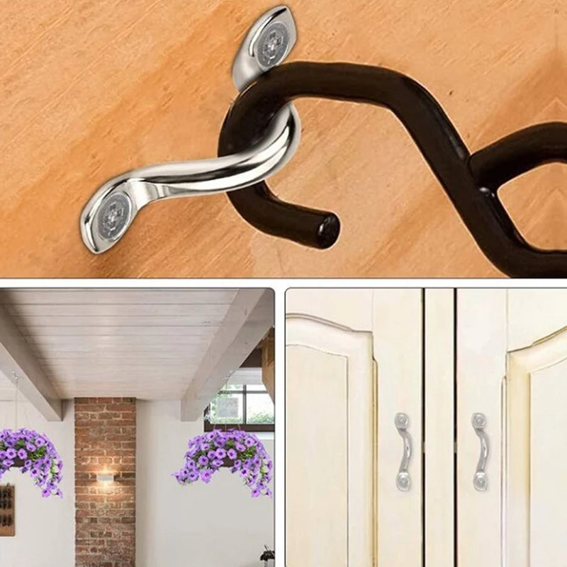 Нержавеющие стальные кольца для крепления тентовой крыши на лодке с 32 шурупами, петли на палубе для крепления ремней и кронштейн.