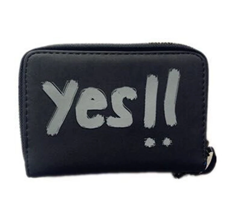

Foreign Trade Spain D Fashion Wallet Ladies Short Zero Wallet Card Bag Print Alphabetic Zipper Coin Wallet popular logo