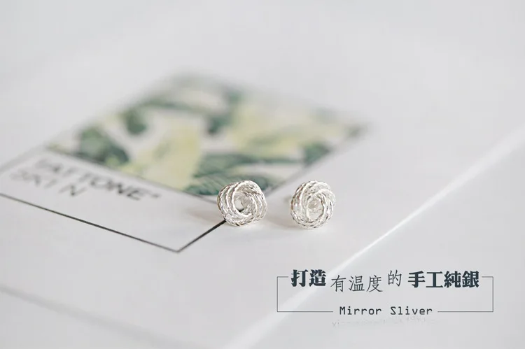 Женские серьги гвоздики REETI элегантные свадебные украшения из стерлингового