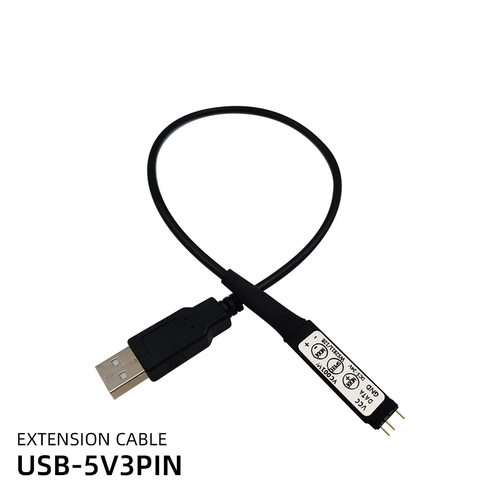 A-RGB 5V к USB адаптер питания 5V3PIN преобразователю расширитель материнской платы
