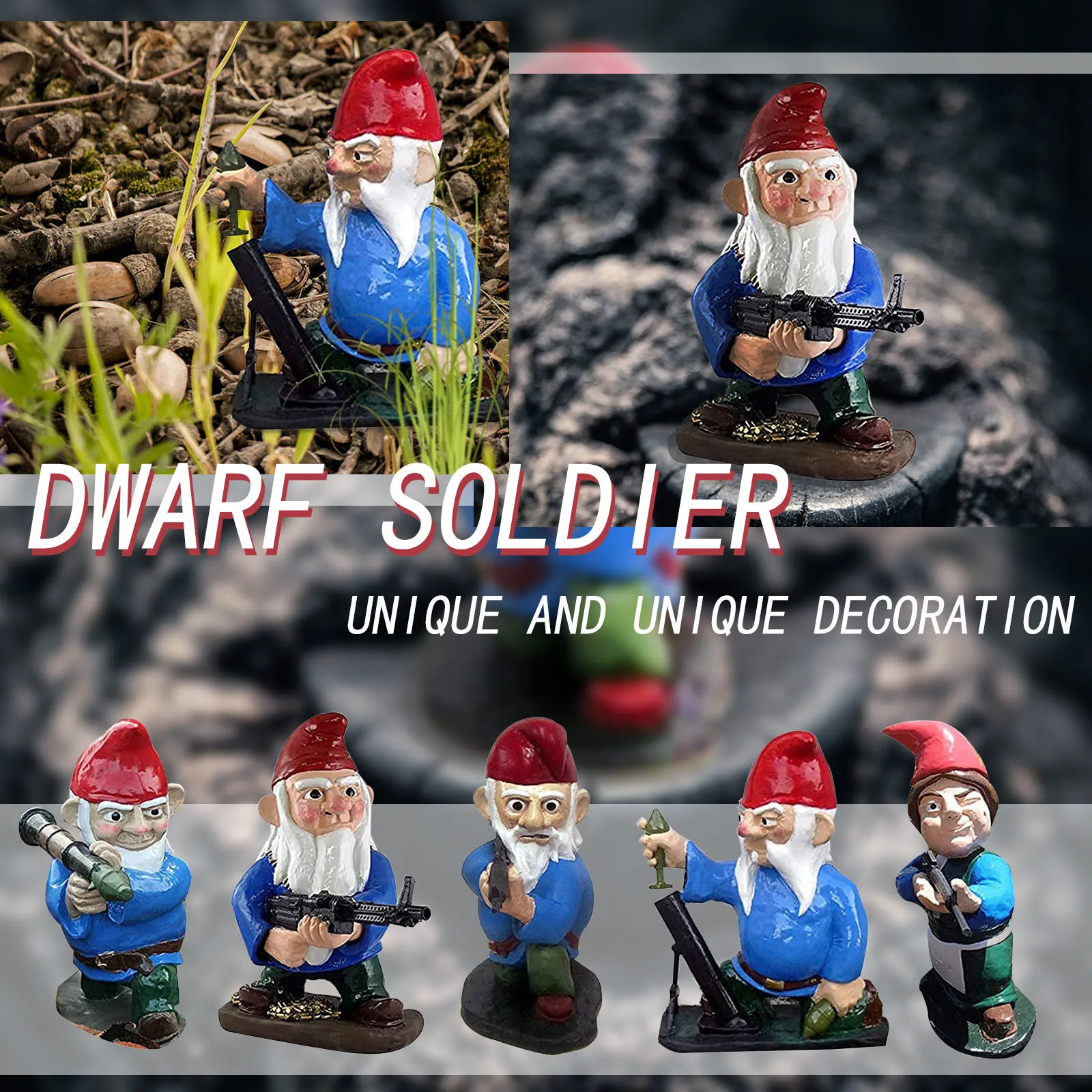 

Cute Resin Garden Gnome Statue Zen Naughty Funny Dwarfs Store Lawn Ornaments For Home Indoor Outdoor Decor Ornament