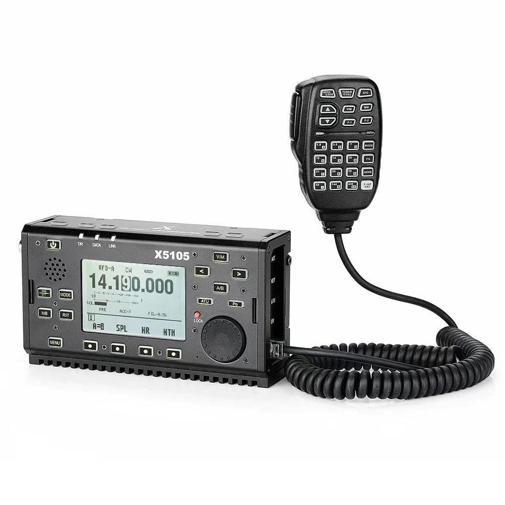 

Сверхсветильник портативный кв-трансивер XIEGU X5105, 0,5-30 МГц, 50-54 МГц, 5 Вт, 3800 мА · ч, выход IF, все диапазоны, покрывающие SSB CW AM FM RTTY PSK
