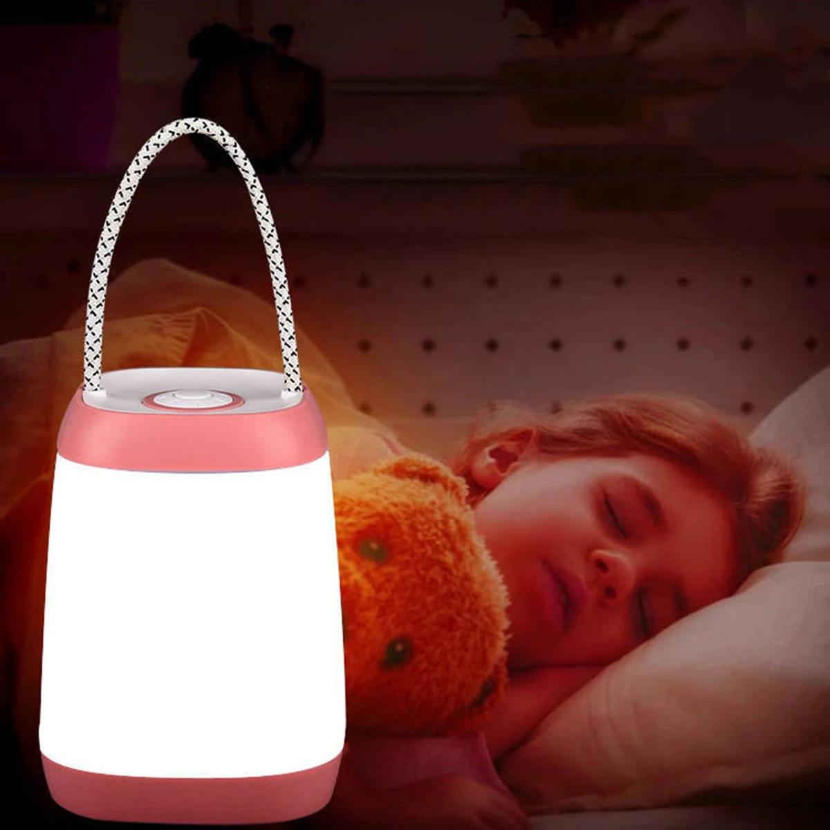 

Night Light Portable 3 Light Modes Bedside Light USB Rechargeable Dimmable Lights For Home Study Nursery Camping Dropshipping