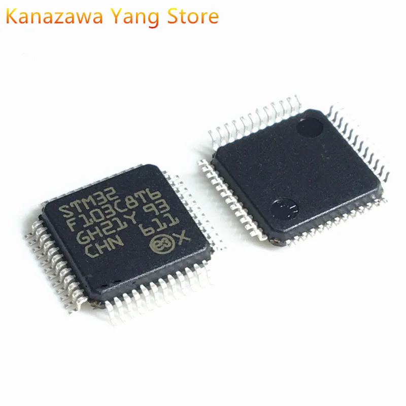 

Чип для флэш-памяти STM32F103C8T6 LQFP48, 5 шт./Лот, новая импортная гарантия качества, stm32f103c8t6 lqfp48 64K, STM32F103C8T6 LQFP48