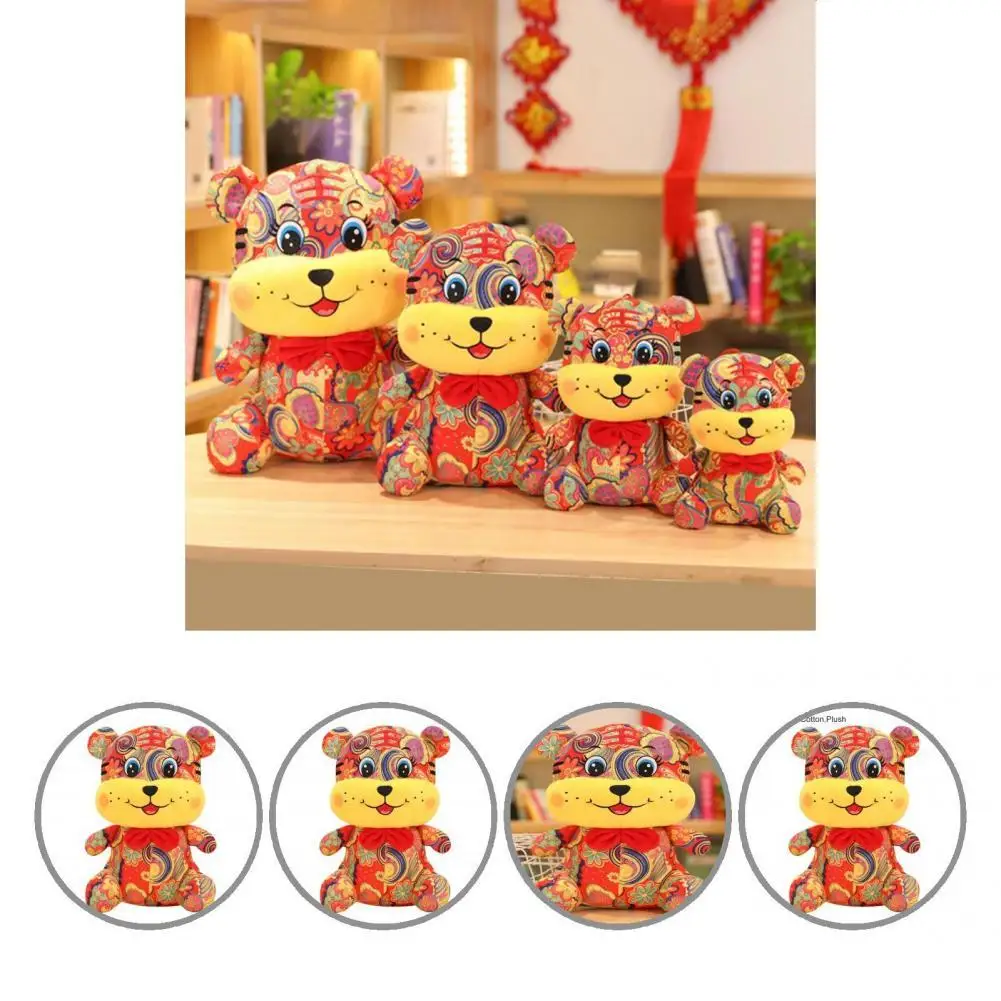 

Photo Props Soft Texture 2022 Chinese Tiger Plush Toy for Spring Festival