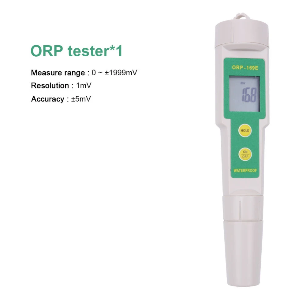 ОВП/редокс-тестер 169E водонепроницаемый ОВП-метр тестер качества воды |